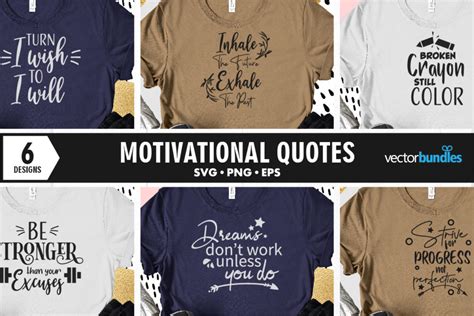 Motivational Quotes Bundle Svg - Crella