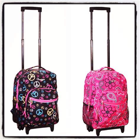 Rolling backpacks! Girls Rolling Backpack, Girl Backpacks, Vera Bradley Backpack, Luggage ...