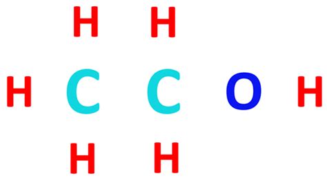 CH3CH2OH lewis structure, molecular geometry, hybridization, bond angle