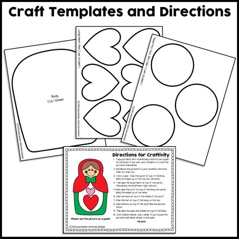 Matryoshka Doll Craft Activity - Crafty Bee Creations