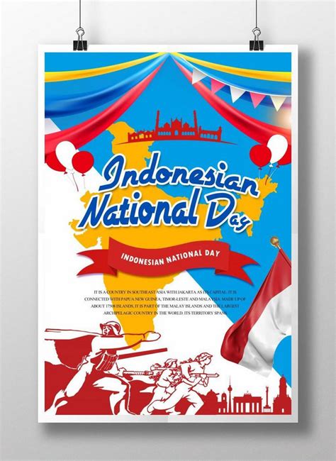 Posters celebrating indonesian national day template image_picture free ...