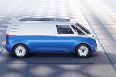 VW ID Buzz Cargo all-electric van concept world debut at the 2018 IAA Commercial Vehicles show ...