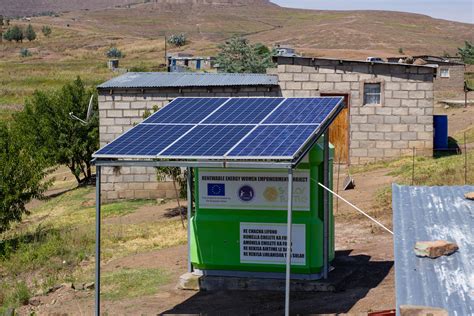 The solar kiosks powering Lesotho’s rural communities | China Dialogue