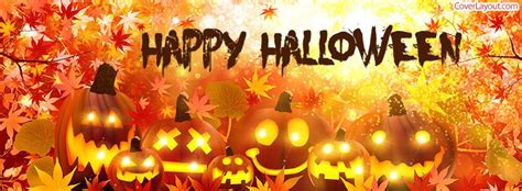 Happy Halloween Pumpkin Faces Facebook Cover | Halloween facebook cover ...