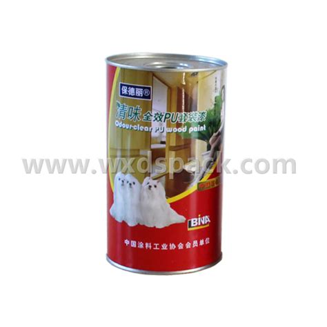 1L Series Metal Paint Tin Cans with Open Plain Lids - Desheng