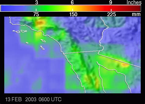 Record Rains over Southern California