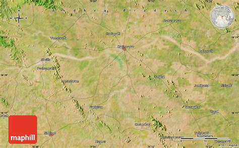 Satellite Map of Siddipet