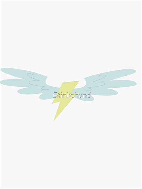 "Wonderbolts logo" Sticker by Stinkehund | Redbubble