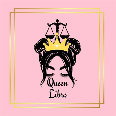 Queen Libra Zodiac Sign SVG SVG Horoscope Svg Png Cricut | Etsy Australia