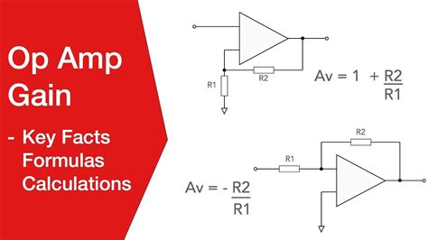 Op Amp Gain Calculator Inverting And Non Inverting Amplifier - Riset