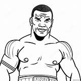 Mike Tyson Coloring Page 54782 44151 sketch template