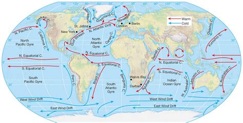 Which ocean surface currents are relevant to skippers in the Global ...