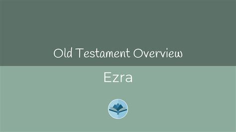 Main Themes of the Book of Ezra | Water on Thirsty Land