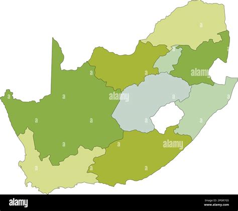 Highly detailed editable political map with separated layers. South Africa Stock Vector Image ...