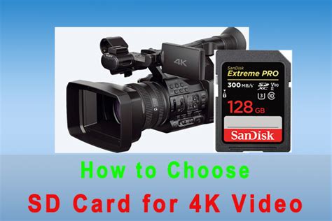 How to Choose the Best SD Card for 4K Video? [Answered]