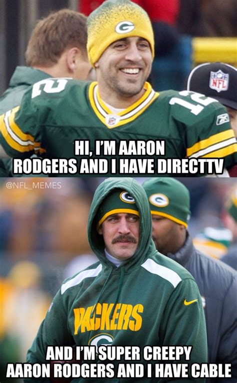 Hilarious Aaron Rodgers, Green Bay Packers memes | Packers memes, Nfl memes, Green bay packers