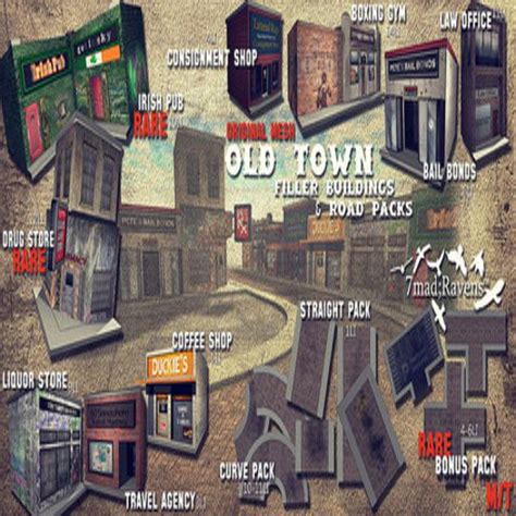 Second Life Marketplace - 7mad;Ravens Old Town Liquor Store