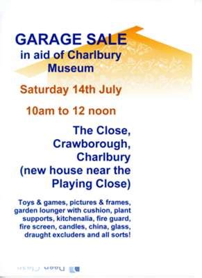 GARAGE SALE in aid of Charlbury Museum | charlbury.info