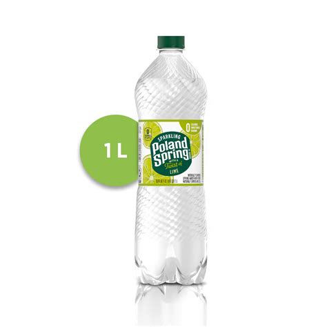 Poland Spring Sparkling Water, Zesty Lime, 33.8 oz. Bottle - Walmart.com