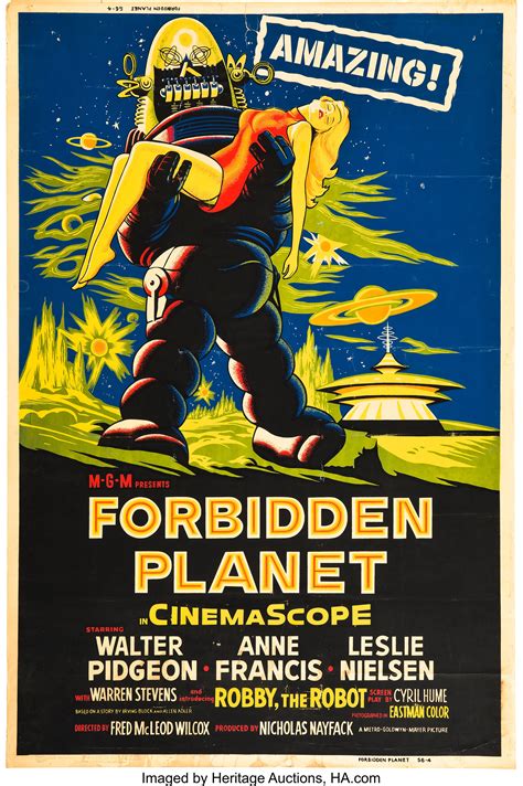 Forbidden Planet (MGM, 1956). Poster (40" X 60").. ... Movie | Lot ...