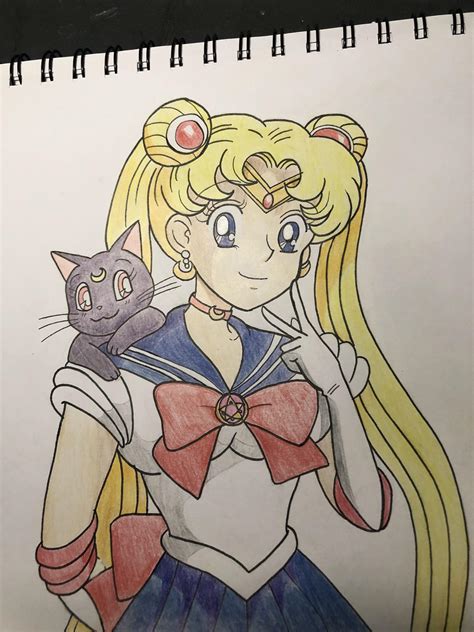 Quick Sailor Moon drawing : r/sailormoon