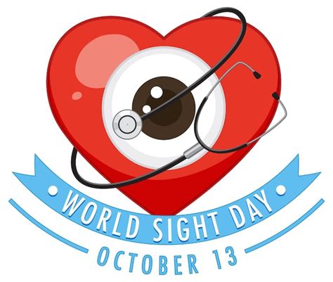 Free Vector | World sight day poster design