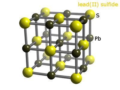 WebElements Periodic Table » Lead » lead sulphide