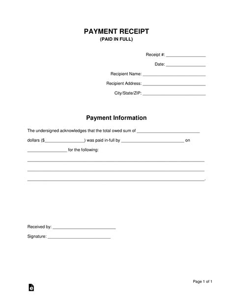 Get Our Sample of Proof Of Payment Receipt Template | Receipt template, Receipt, Personal loans