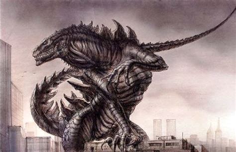 Stunning GODZILLA 1998 Concept Art by Patrick Tatopoulos and More ...