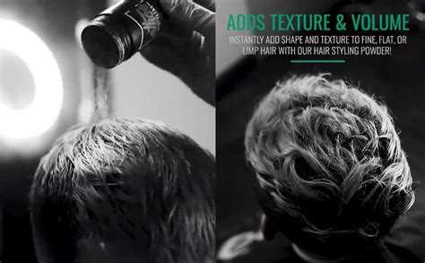 Ethos Styling Texture Powder - Texturizing & Mattifying Hair Powder for ...