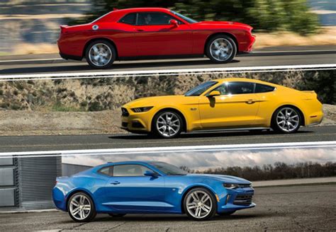 Camaro Vs Challenger Vs Mustang