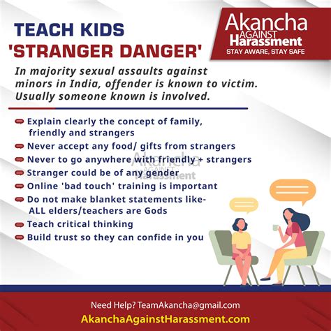 Teach Kids 'Stranger Danger'! #AAH - Akancha Against Harassment