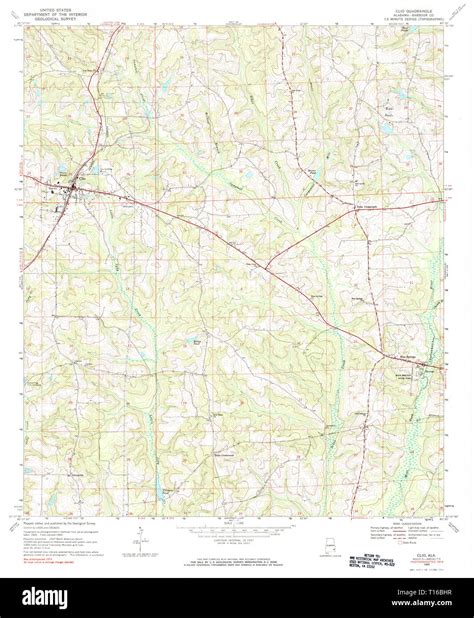 Clio alabama map hi-res stock photography and images - Alamy