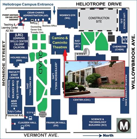 Los Angeles City College Campus Map - Cities And Towns Map