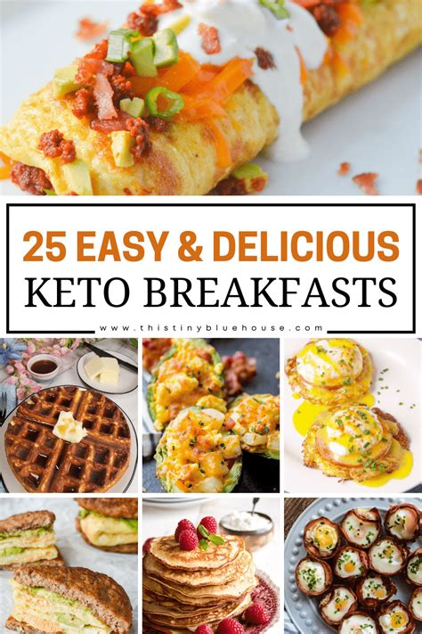 25 Must Try Easy Low Carb Keto Breakfasts - This Tiny Blue House