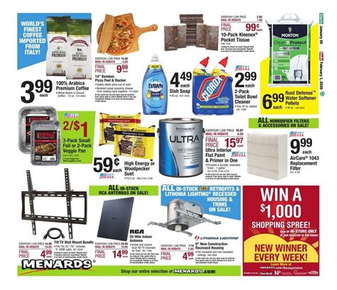 Menards Weekly Ad Jan 26 – Feb 1, 2020