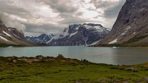 Greenland Tundra and Mountains Stock Image - Image of alps, water ...