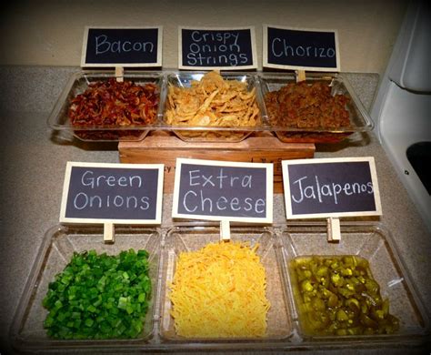 Mac and Cheese Toppings! A wide assortment so everyone can add their favorites! | Graduation ...