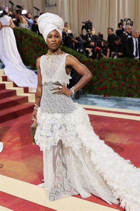 Cynthia Erivo in Louis Vuitton at the 2022 Met Gala | Celebrities Who ...