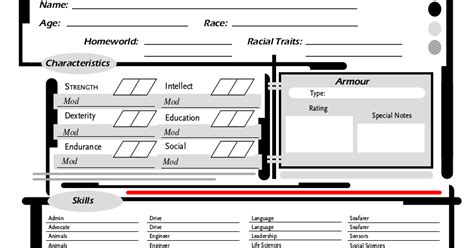 Traveller Character Sheet - Jade Gaming News