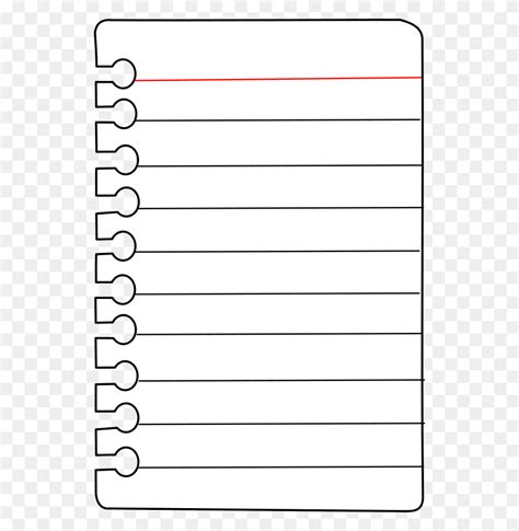 White note pad clipart 233468