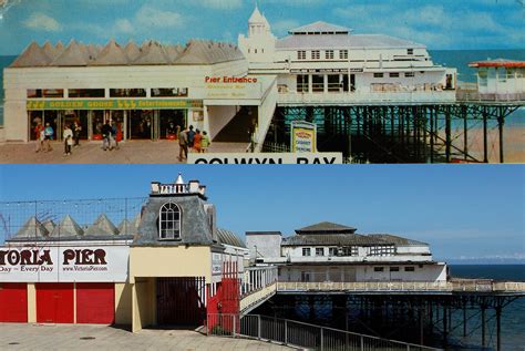 Colwyn Bay Pier - Then & Now | Nearly 40 years separate thes… | Flickr