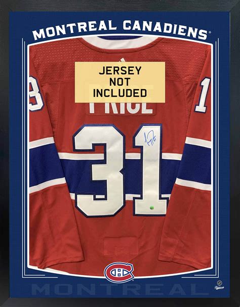 Montreal Canadiens Jersey Cabinet - Hall Of Fame Sports Agency