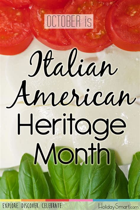 October is Italian-American Heritage Month | Italian american heritage ...