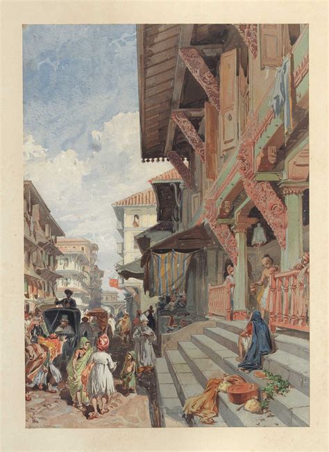 A street in Bombay(Mumbai), 1867 lithograph painting : r/mumbai