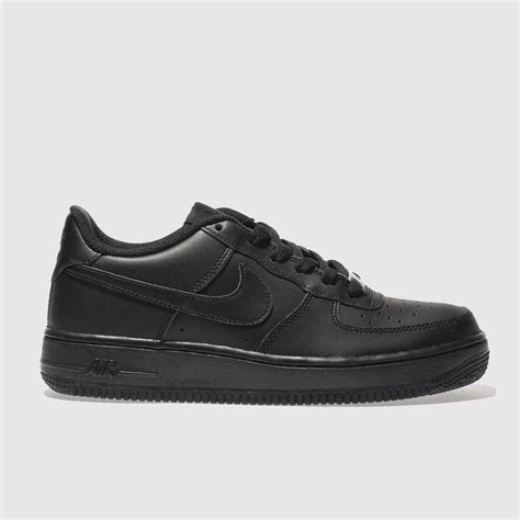 Kids Youth Black Nike Air Force 1 Trainers | schuh