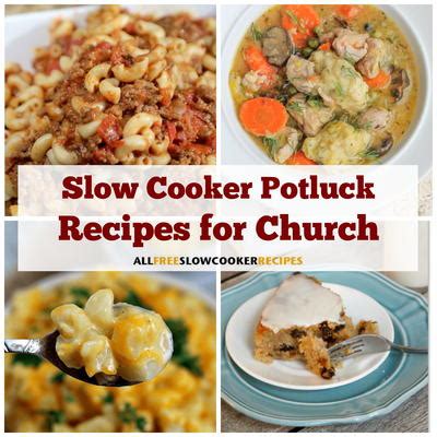 45+ Slow Cooker Church Potluck Recipes | AllFreeSlowCookerRecipes.com