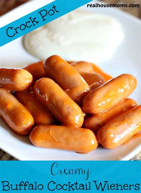 Crock Pot Creamy Buffalo Cocktail Wieners