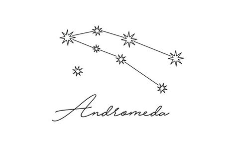 Andromeda Constellation Tattoo