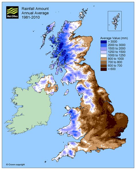 Average annual rainfall in the UK [618x770] : MapPorn